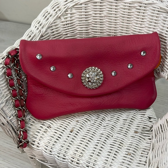 NWT Coblentz U.S.A Handmade Leather Wristlet - Picture 1 of 14